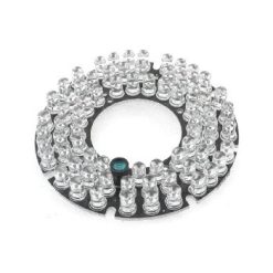 Corona illuminatore 76mm da 72 leds - lente Varifocale - ricambio infrarosso IR