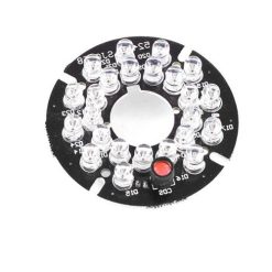 Corona ricambio illuminatore 24 leds telecamera - lente S