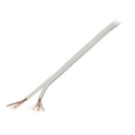 Cavo di potenza per altoparlanti 2x 0.35 mm² 100 m bianco