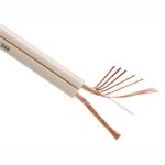 Cavo per altoparlanti 2x 0.50 mm² 100 m bianco