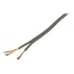 Cavo per altoparlanti 2x 1.50 mm² 100 m grigio