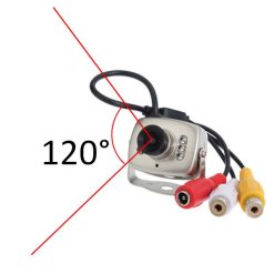 Microcamera analogica CMOS grandangolo 120° 800TVL con audio