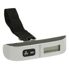 Bilancia da bagaglio digitale per viaggiare