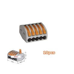 Morsetto di collegamento Serie 222 - 5 Poli 10pz CAGE CLAMP