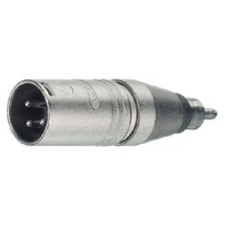 Connettore maschio XLR/maschio RCA Cinch