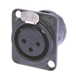 Connettore XLR 3 poli pannello
