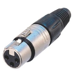 Connettore volante XLR da pannello a 3 poli