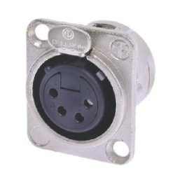 Connettore da pannello XLR 4 poli
