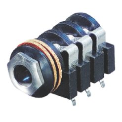 Connettore audio 6,35 mm NEUTRIK stereo da circuito stampato - 5 pezzi