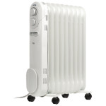 Radiatore Olio 2000 W Bianco con controllo temperatura
