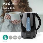 Bollitore Elettrico 2200 W 1.7 litri Nero