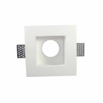 Porta faretto incasso scomparsa quadrato gesso GU10-GU5.3 - G07 - No Brand