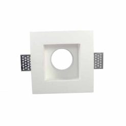 Porta faretto incasso scomparsa quadrato gesso GU10-GU5.3 - G07 - No Brand