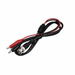 Cavo BNC maschio + 2 X Coccodrillo rosso e nero 1,20mt - IXTRIMA