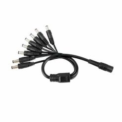 Splitter sdoppiatore di alimentazione DC 5,5 mm cavo a Y 8 uscite