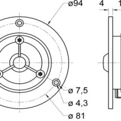 Tweeter 4 Ohm 100 W