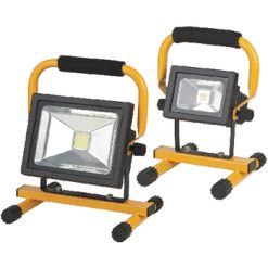 Proiettore portatile con manico a LED 20 W 1300 lm Nero / Giallo