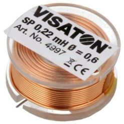 Bobina avvolgimento filtro rame cross over per impianti audio 0.22mH