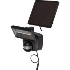 Luce Solare da Parete 8 LED Nero - con pannello solare - 400lm e sensore