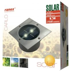 Luce da Terra solare 2 LED Rettangolari/Quadrati
