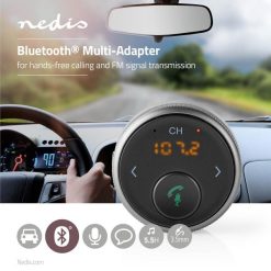 Car Kit Bluetooth viva voce mani libere FM 5.5 ore di autonomia - ricaricabile