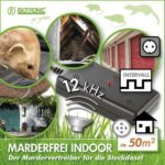 Repellente ultrasuoni contro martore / faine / mustelidi / donnole / tassi - versione 220 volt