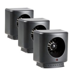 Kit 3 pezzi Repellente ultrasuoni topi ed insetti 20-70KHz