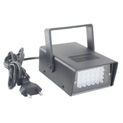 Lampada stroboscopica regolabile 8 lamp/sec. da 24 leds