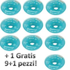 Offerta stock 10 pezzi Rocchetti di treccia dissaldante 1.9 mm 1.5 metri