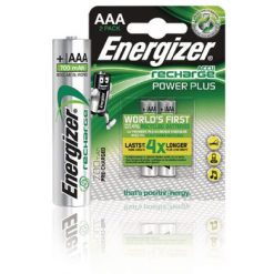 Batterie pile ricaricabili NiMH Batteria AAA 1.2 V Power Plus 700 mAh - Blister 2 pezzi