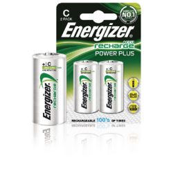 Batteria pila ricaricabile NiMH C 1.2 V Power Plus 2500 mAh - Blister 2 pezzi