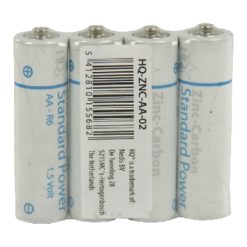 Batterie AA Zinco-Carbonio 1.5 V 4-Pacco in guaina termica