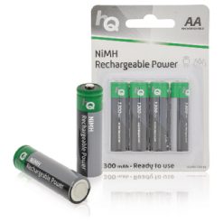 Batterie pile ricaricabili NiMH AA 1.2 V 1300 mAh - Blister 4 pezzi