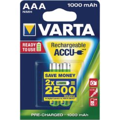 Batterie pile ricaricabili NiMH Batteria AAA 1.2 V 1000 mAh - Blister 2 pezzi