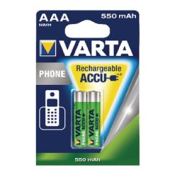 Batterie pile ricaricabili NiMH Batteria AAA 1.2 V 550 mAh - Blister 2 pezzi