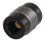 Adattatore audio digitale Toslink Femmina - Toslink Femmina Nero