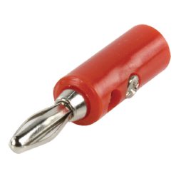 Connettore banana Maschio PVC Rosso