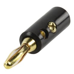 Connettore banana Maschio PVC Nero