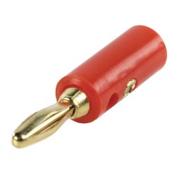 Connettore banana Maschio PVC Rosso