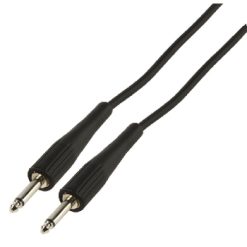 Cavo Mono-Audio 6.35 mm Maschio - 6.35 mm Maschio 3.00 m Nero