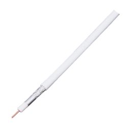 Cavo Coassiale On bobina KOKA 799 6.8 mm 100 m Bianco
