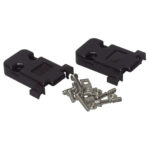 Connettore a vaschetta per computer D-Sub 9-Pin Hood Nero
