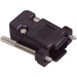 Connettore a vaschetta per computer D-Sub 9-Pin Hood Nero