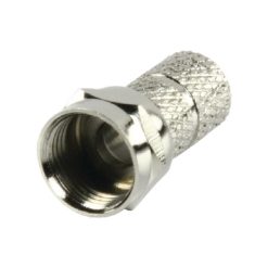 Connettore F 6.8 mm Maschio Metallo Argento