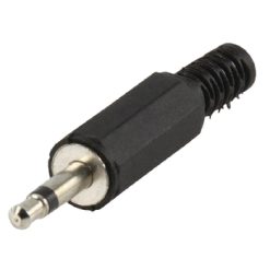 Monoconnettore 3.5 mm Maschio PVC Nero