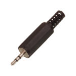 Connettore Stereo 2.5 mm Maschio PVC Nero