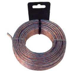 Cavo audio per Speaker su bobina 2x 1.50 mm² 10.0 m Trasparente