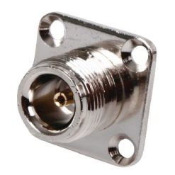 Connettore N Femmina Metallo Argento