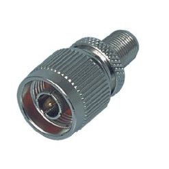 Adattatore di Antenna N maschio - F Femmina Argento