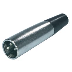 Connettore XLR 3-Pin Maschio Metallo Argento